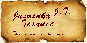 Jasminka Tešanić vizit kartica